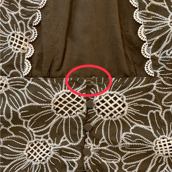 Express embroidered eyelet open back top - Picture 10 of 10